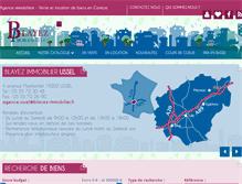 Tablet Screenshot of blayez-immobilier.fr